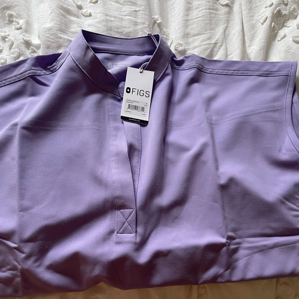 FIGS Rafaela small top LAVENDER DEW